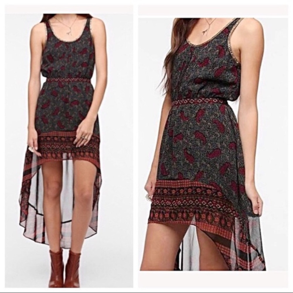 Urban Outfitters Ecote High-low Boho Dress XS